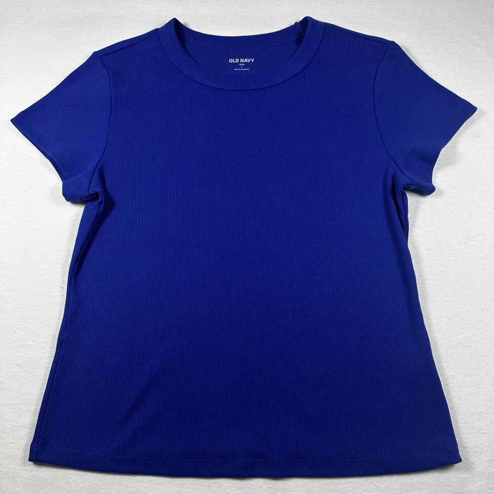 Old Navy Ribbed Snug Fit Tee L